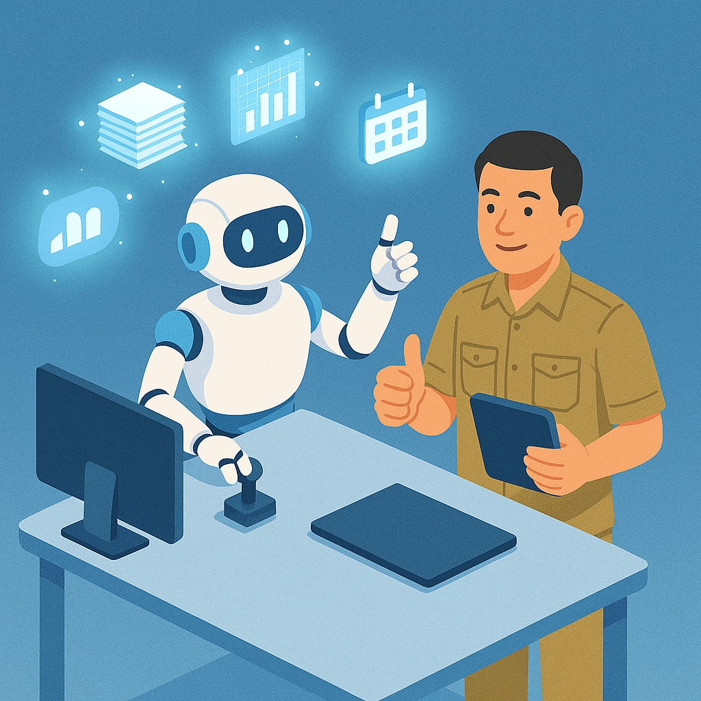 10 Tugas ASN yang Bisa Diotomatisasi AI Tanpa Menghilangkan Peran Manusia